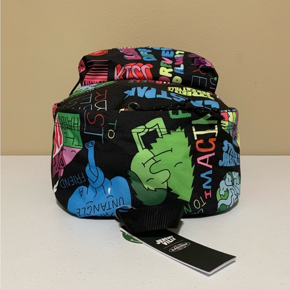 Eastpak Padded Pak'R Out of the Office Jeremyville Print Backpack-NWT - Picture 5 of 11